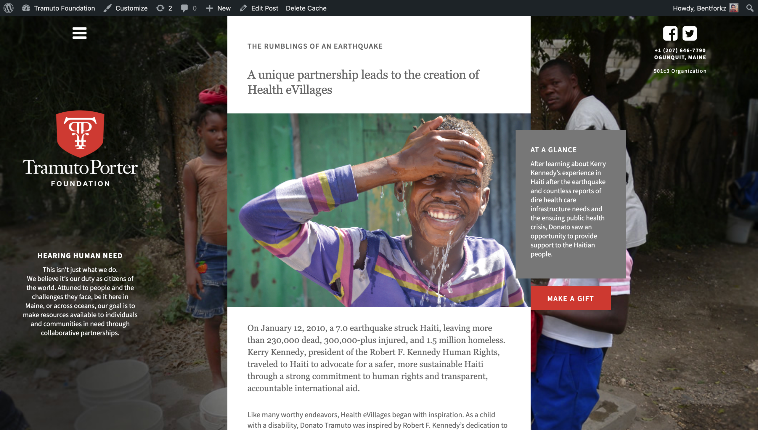 Digital storytelling that carries complex, global health work with care, restraint, and respect for the people at the center of the story.
